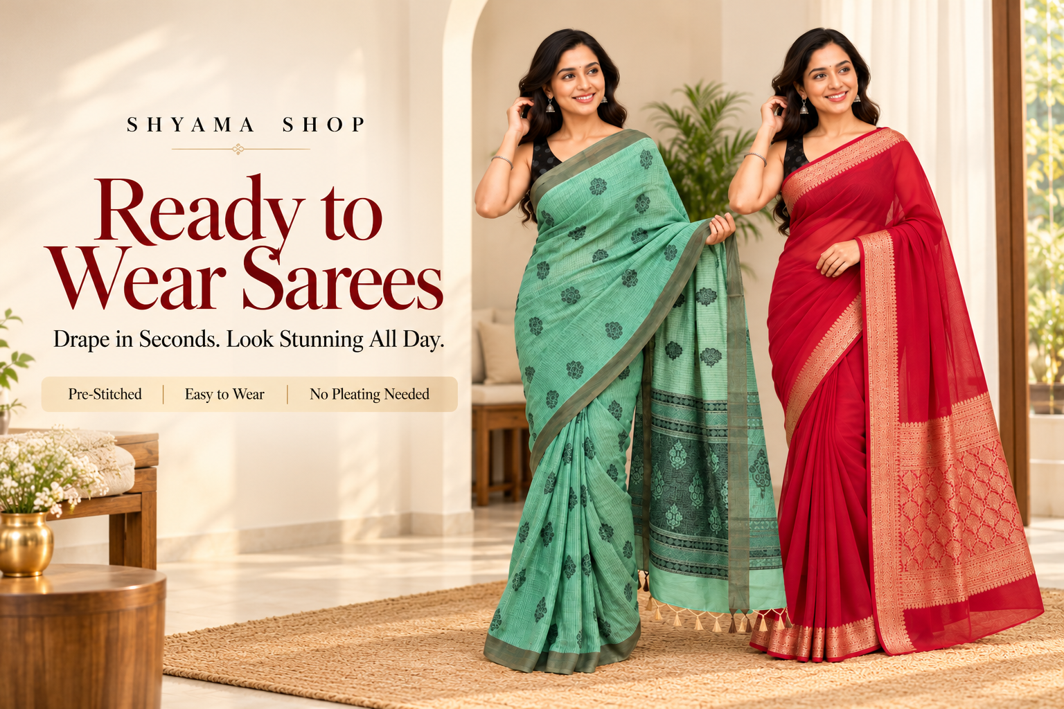 Ready to Wear Saree Mistakes Beginners Should Avoid